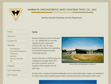 Tablet Screenshot of harmonengineering.net